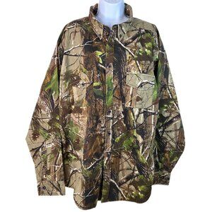 Ranger Mens 2X Real Tree Camouflage Button-Up Shirt Long Sleeve Hunting Outdoor